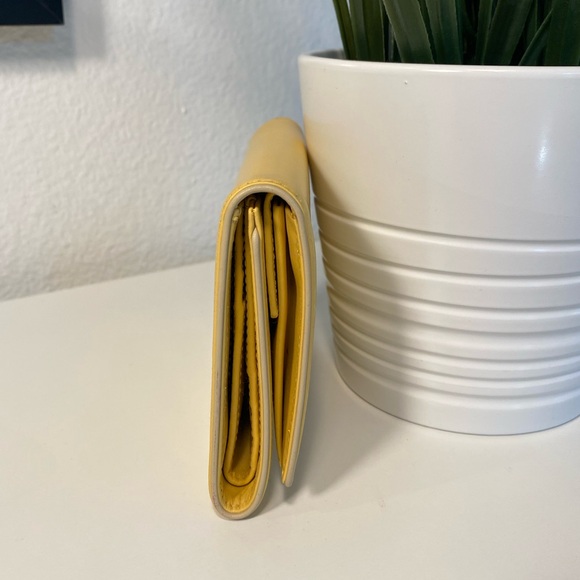 PRADA Vintage Leather Compact Trifold Wallet In Box Rare - Picture 9 of 15